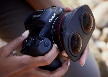 Get an 8K virtual reality image with the Canon RF5.2mm F2.8 L Dual Fisheye Lens