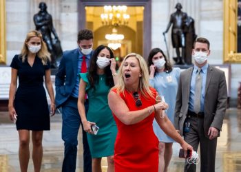 Marjorie Taylor Greene provokes outrage after comparing Aids to Covid in tweet about ‘fascist’ NBA