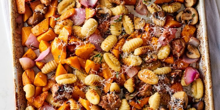 You Need to Try This Crispy Sheet Pan Noodles Recipe ASAP
