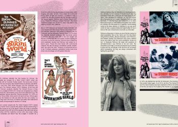 two pages from Warped &amp; Faded: Weird Wednesday and the Birth of the American Genre Film Archive (2021) on Stephanie Rothman’s films