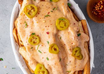Homemade Nacho Cheese Fries | Gimme Delicious