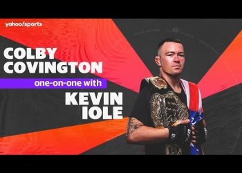 Listen to what Colby Covington told Kamaru Usman after being pushed at the UFC 268 face-offs