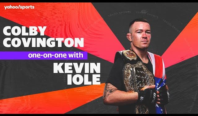 Listen to what Colby Covington told Kamaru Usman after being pushed at the UFC 268 face-offs