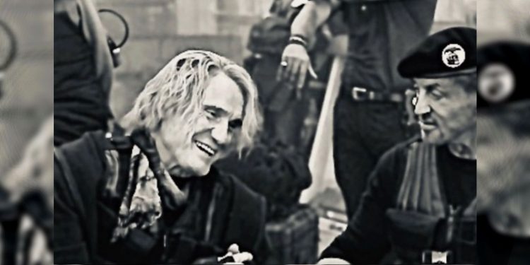 Sylvester Stallone & Dolph Lundgren Reunite in Expendables 4 Set Photo