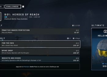 The Halo Infinite Battle Pass has been changed to make progression easier