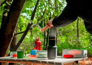 Aeropress Go Go coffee container