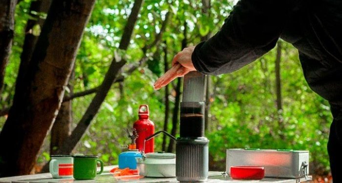 Aeropress Go Go coffee container