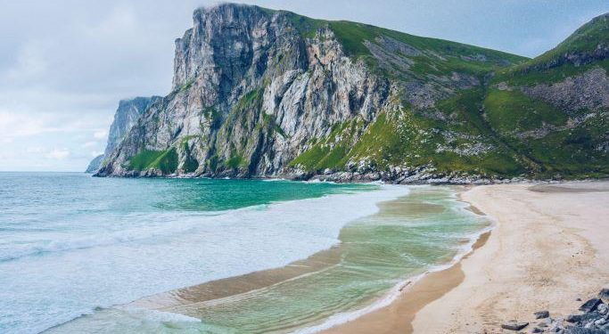 Kvalvika Beach, Lofoten Islands, Norway