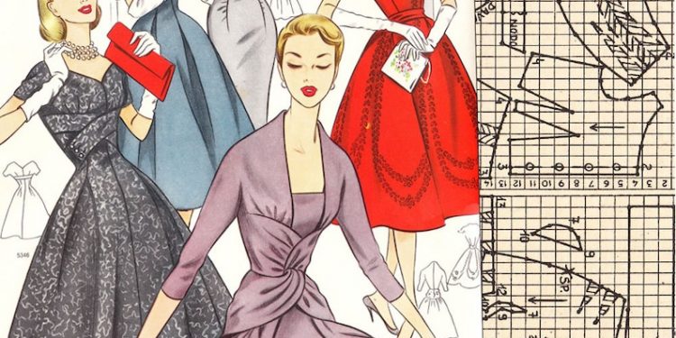 PDFs of vintage 50s pattern drafting system instant download