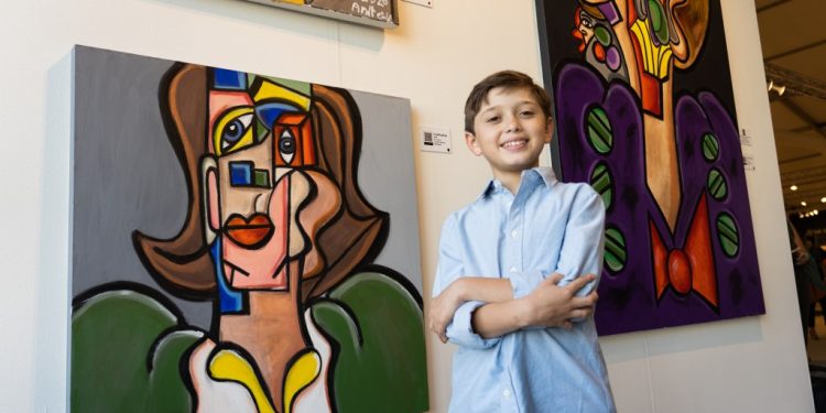 Andres Valencia, from San Diego, started drawing at age 6.