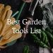 garden tools list