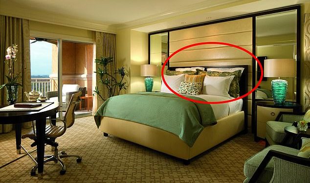 Police are saying that Bob Saget most likely died after hitting his head on the headboard of his bed at the Ritz-Carlton in Orlando. Above is one of the hotel's bedrooms