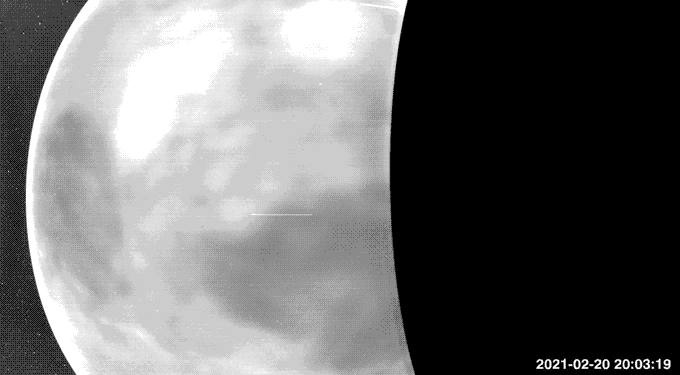 an animated GIF of composite images of the surface of Venus shown in grayscale