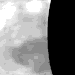 an animated GIF of composite images of the surface of Venus shown in grayscale