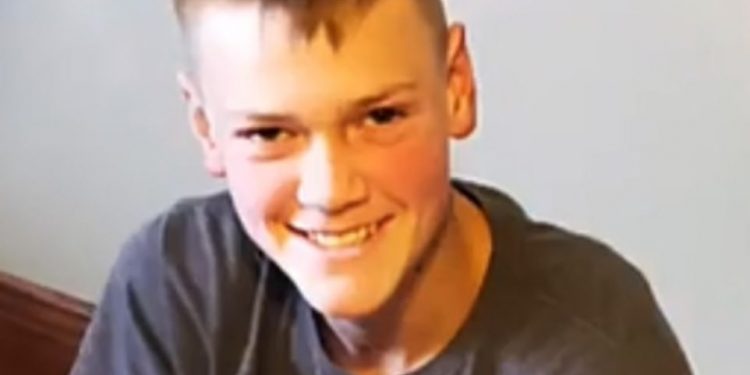 Ricky Siemens, 13, (seen here) was driving the Dodge truck when it blew a tire, crossed the center line and slammed into the University of the Southwest golf team