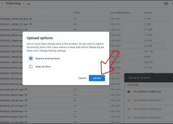 Google Drive Duplicate File Warning