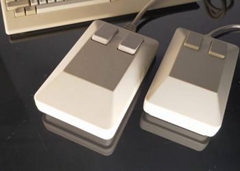 The A500 Mini shown here is a tiny version of the original Commodore Amiga 500.