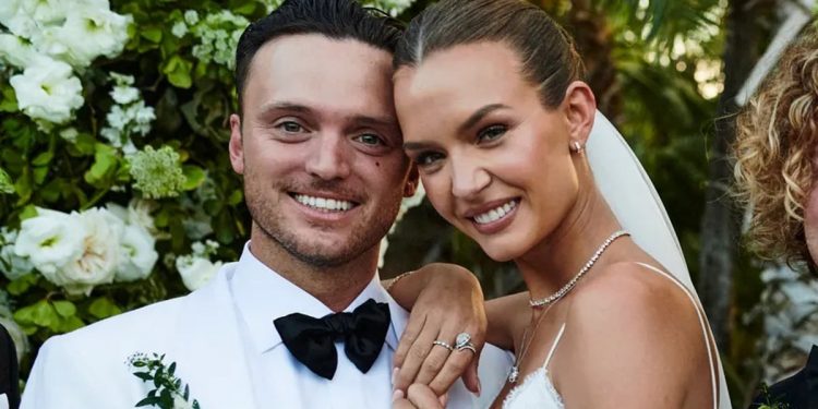 Josephine Skriver's Alberta Ferretti Wedding Dress | Photos