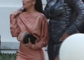 Celebrities, friends and family have begun arriving for Brooklyn Beckham and heiress Nicola Peltz's rehearsal dinner ahead of tomorrow's big day. Eva Longoria and Serena Williams were seen attending the event together