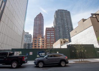 CUNY construction site on 74th Street