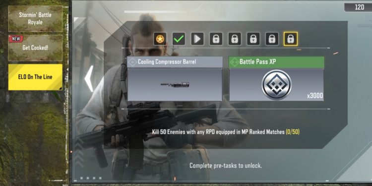 How to unlock COD Mobile RPD Cooling Compressor Barrel (Image via COD Mobile)