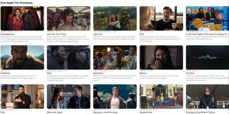 Free Apple TV Shows