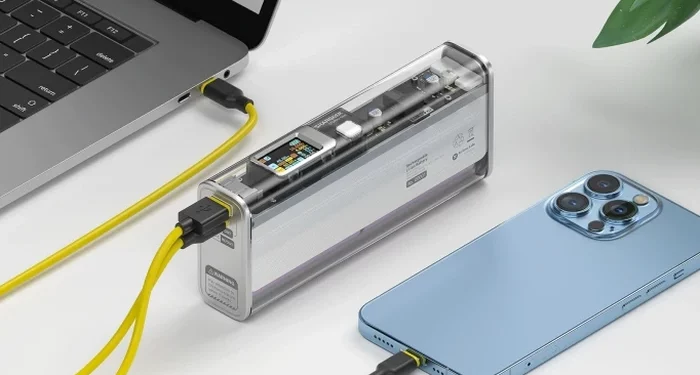 transparent power bank