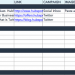 HubSpot social media content calendar for twitter