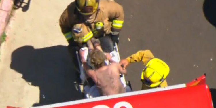 Actress Anne Heche has been intubated in a critical condition after crashing her Mini into a garage before speeding off and smashing it into an apartment block where it exploded