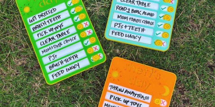 daily tasks chart chore chart