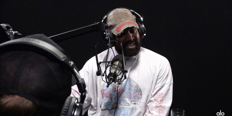 Kanye West has revealed that he never read a book, and claimed that the world needs to 'outlaw stairs' to 'maximize' our existence in a baffling new interview