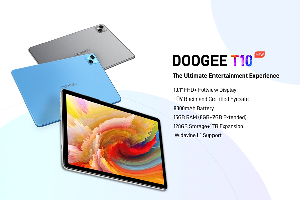 Doogee’s First Tablet T10 Will Refresh You With Ultimate Entertainment