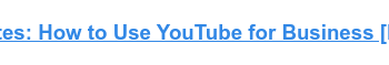 → Free Templates: How to Use YouTube for Business [Download Now]