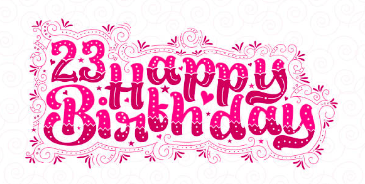 23rd Birthday Captions